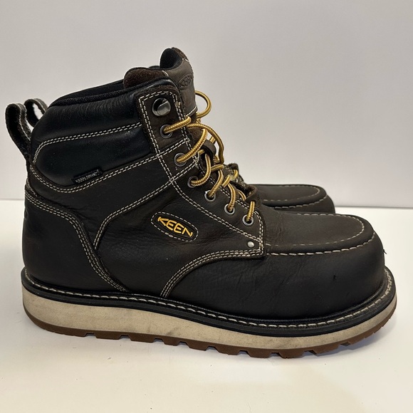 KEEN Utility Men's Cincinnati 6" Composite Toe Waterproof Work Boot Size 10 Wide - Picture 2 of 13
